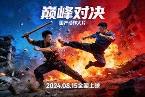 国产动作大片《巅峰对决》高清海报 - 4K超清画质，火爆打斗场面